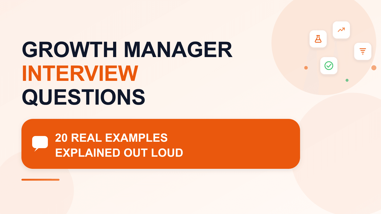 Growth Manager Interview Questions: 20 real examples