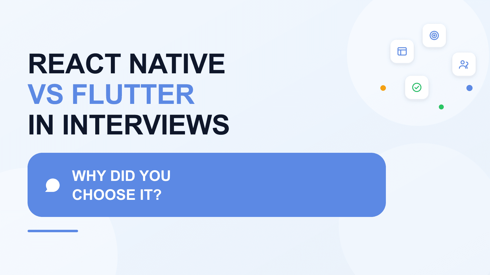 React Native vs Flutter: answering the interview question