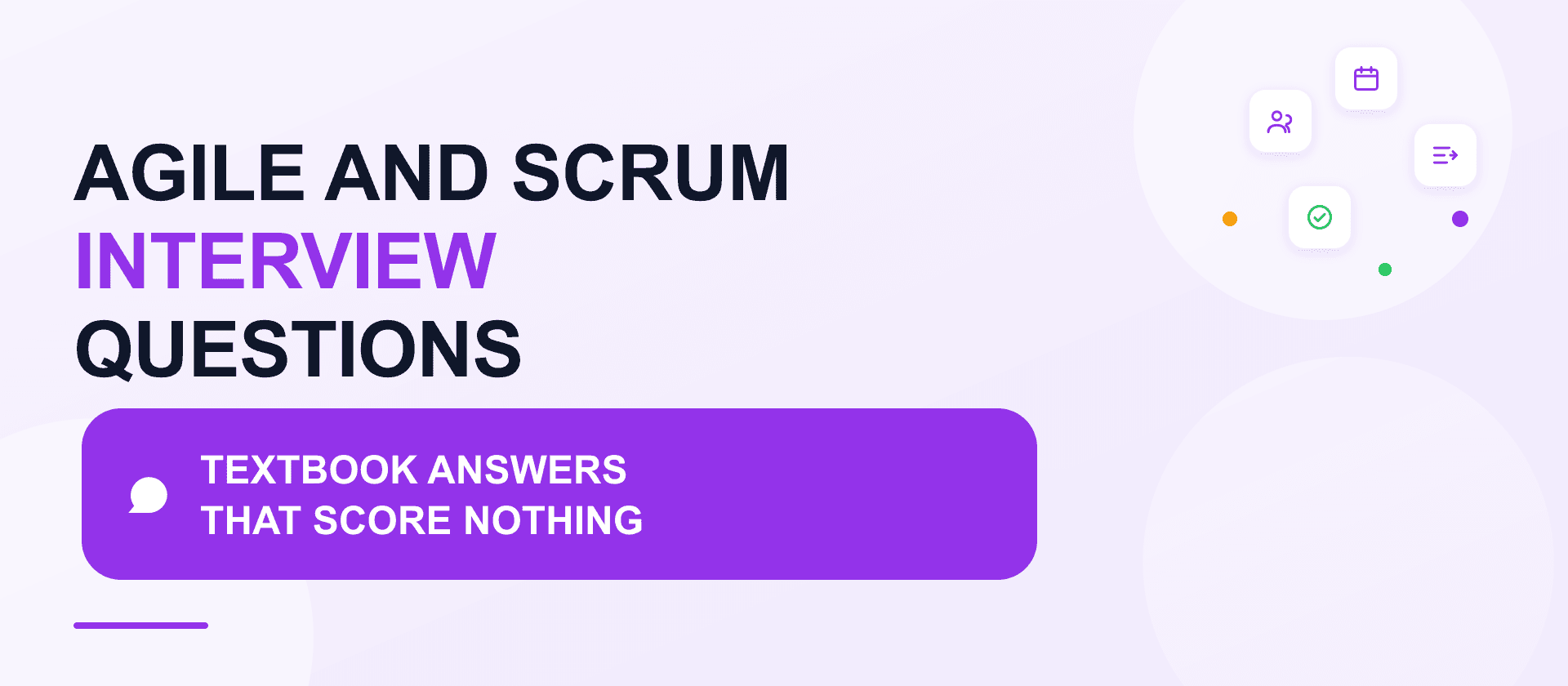 Agile and scrum interview questions with worked answers