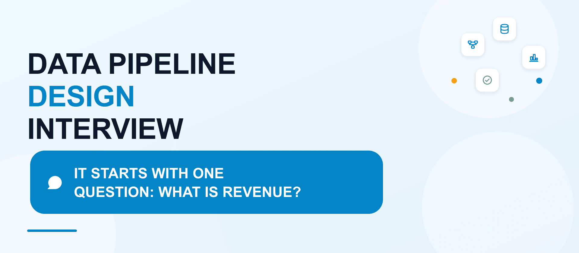 Data pipeline design interview: a worked revenue dashboard