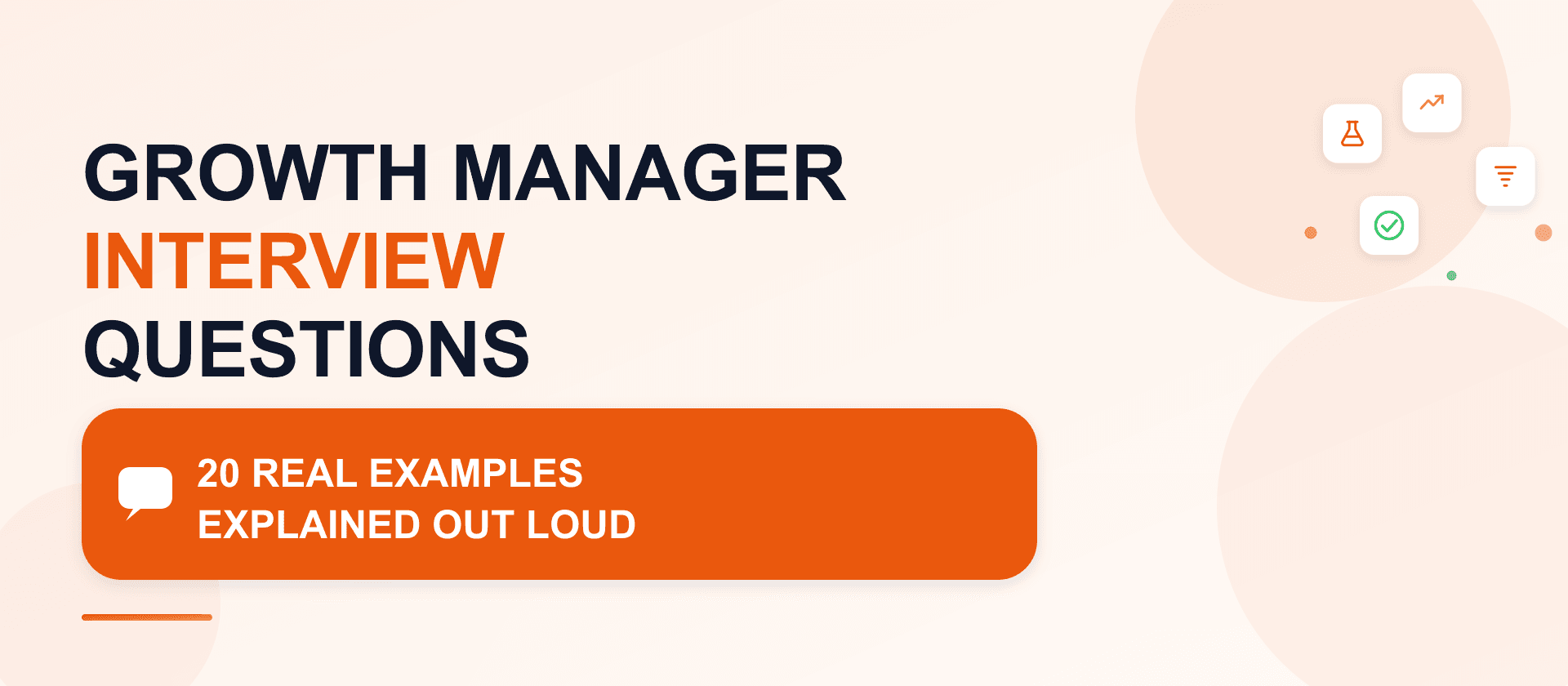 Growth Manager Interview Questions: 20 real examples