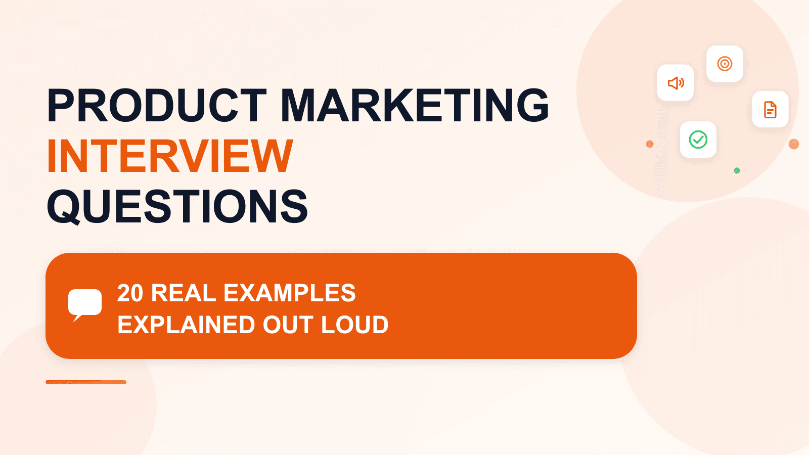 Product Marketing Manager Interview Questions: 20 real examples