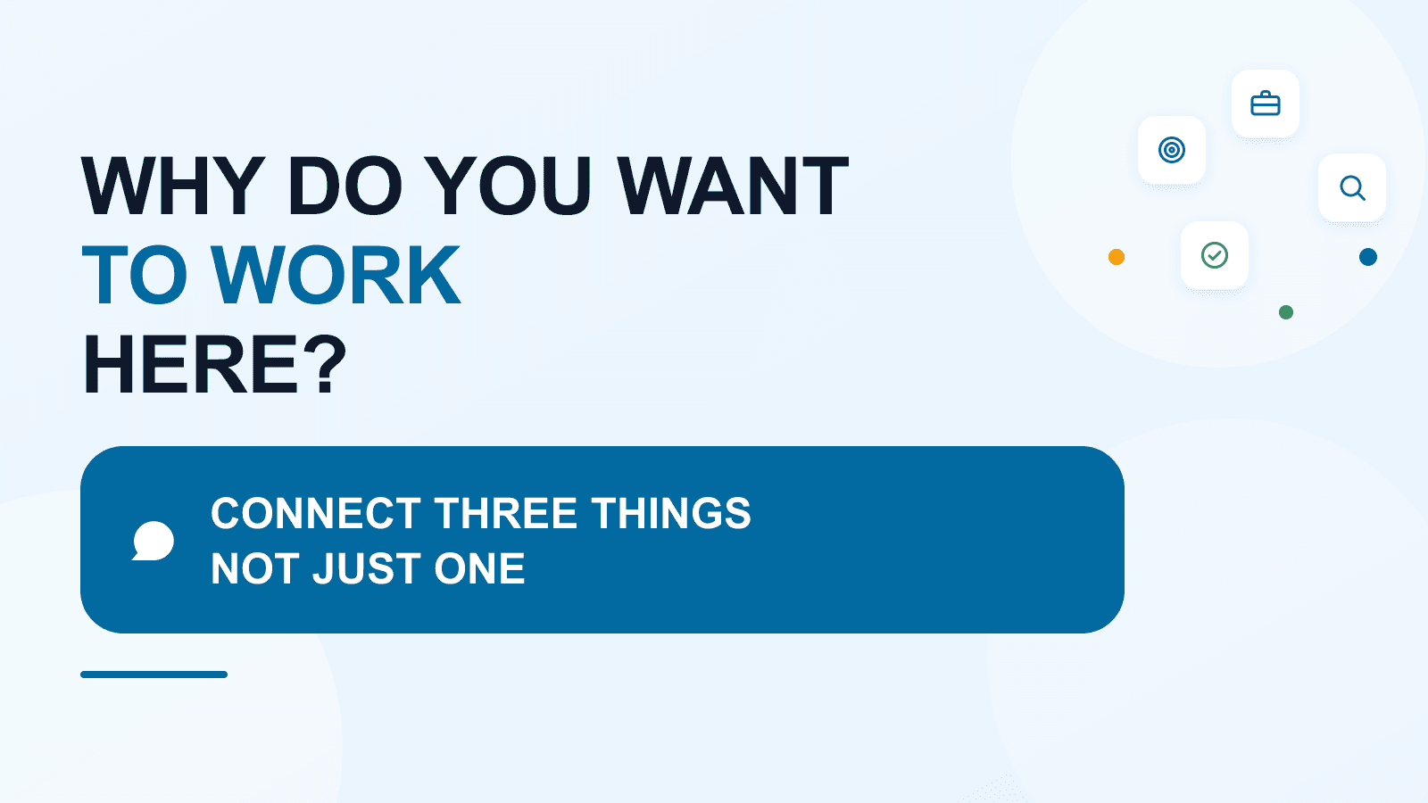 Why do you want to work here: building the answer